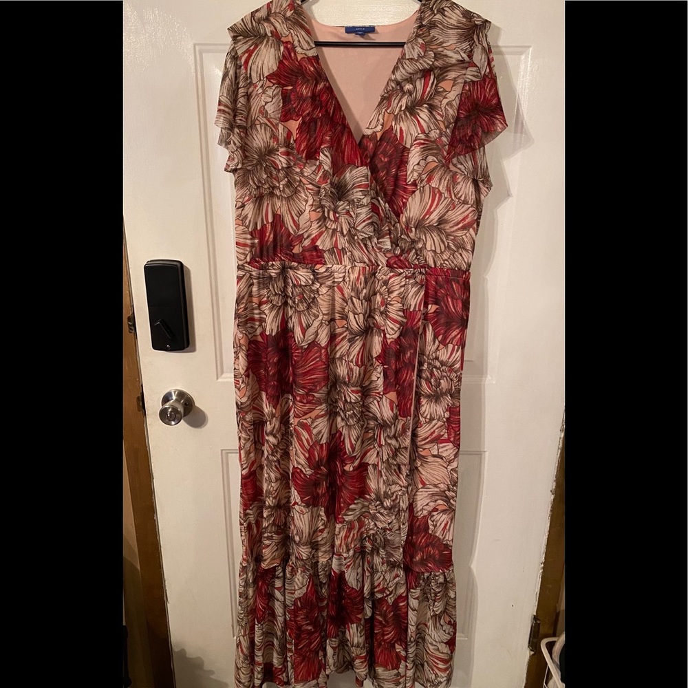 Faux Wrap, Maxi Dress